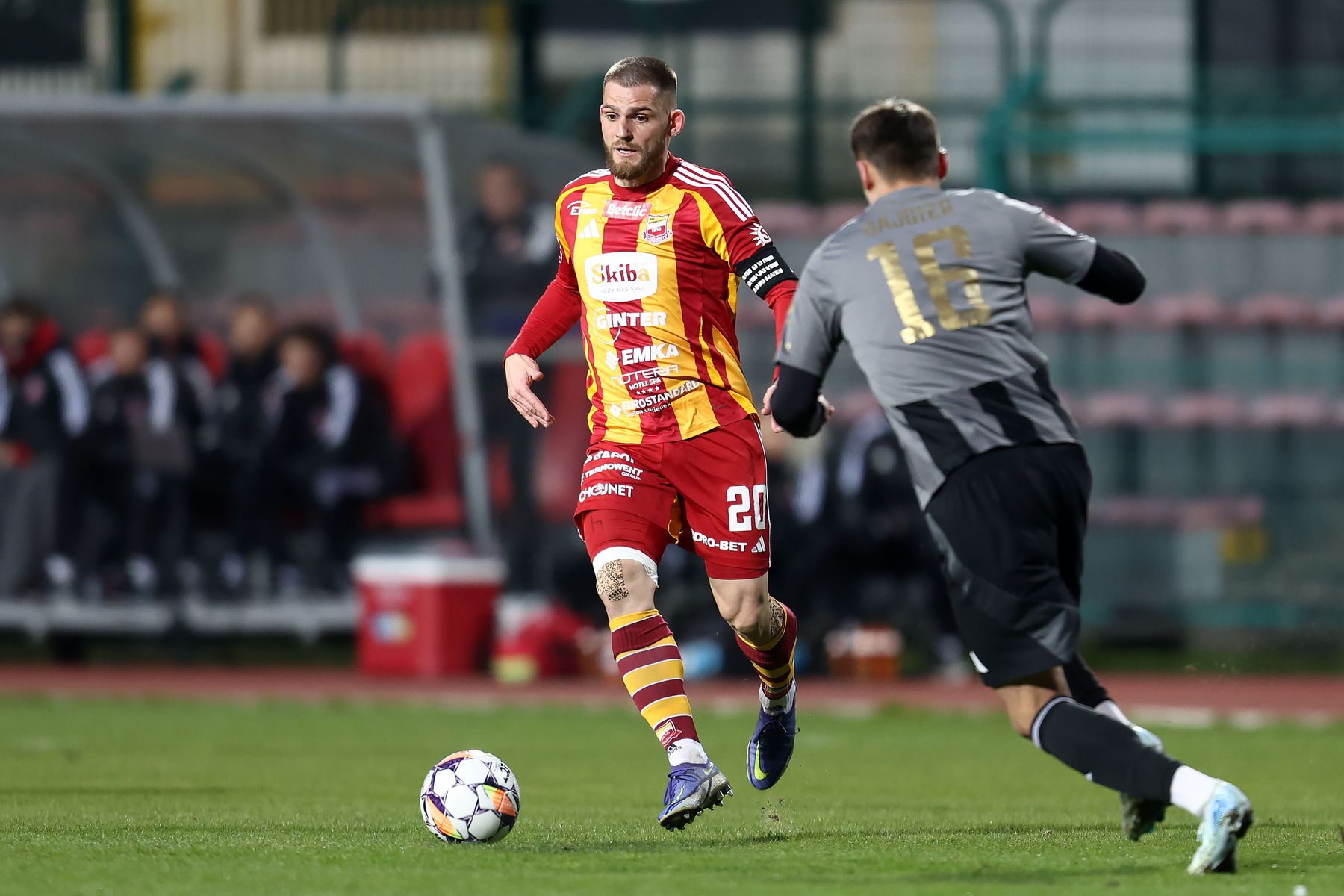 Skrót meczu Chojniczanka Chojnice — Pogoń Grodzisk Mazowiecki