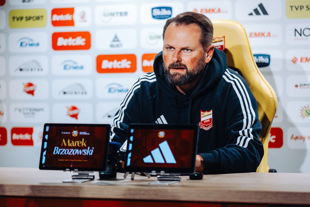 Trener Marek Brzozowski po meczu w Sosnowcu
