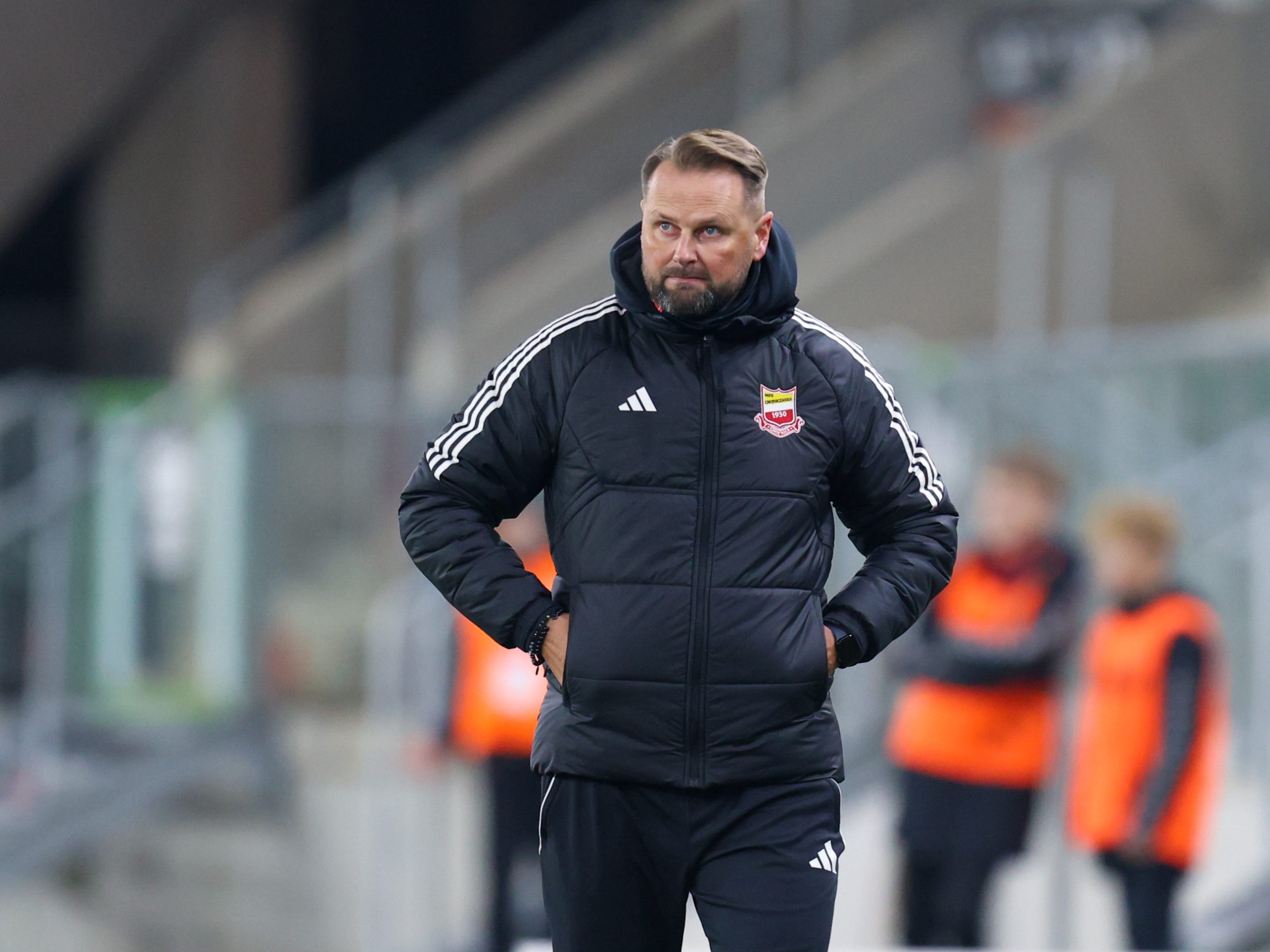 Trener Marek Brzozowski przed meczem z Koroną Kielce