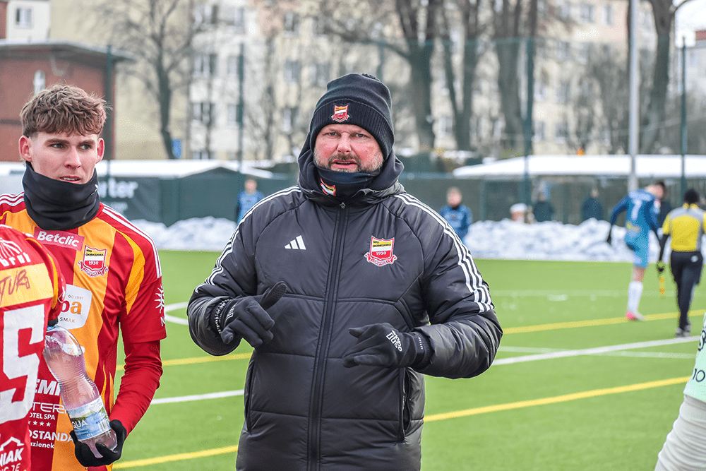 Trener Marek Brzozowski po sparingu z Wartą Gorzów