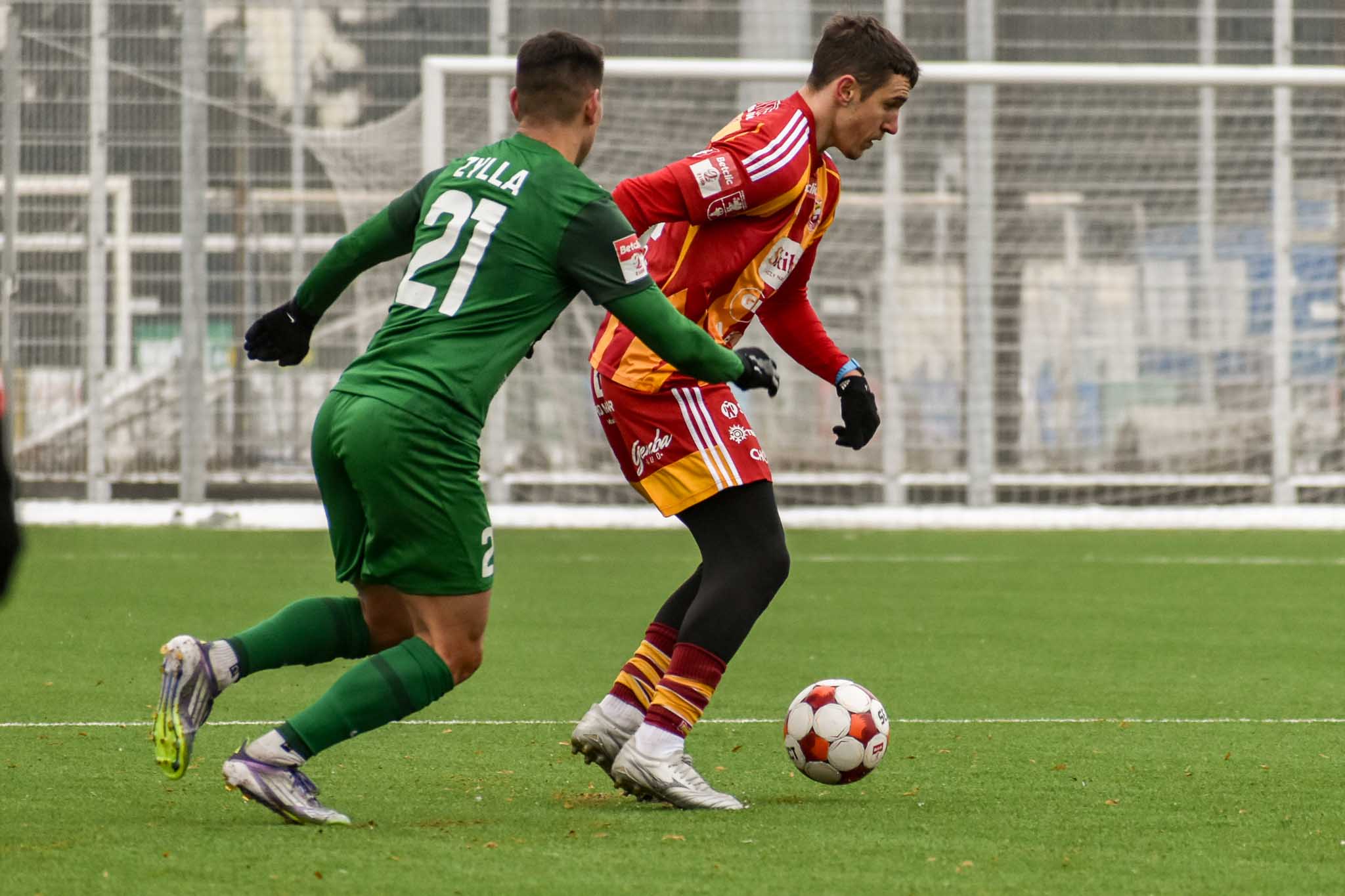 Gole ze sparingu z Wartą Poznań