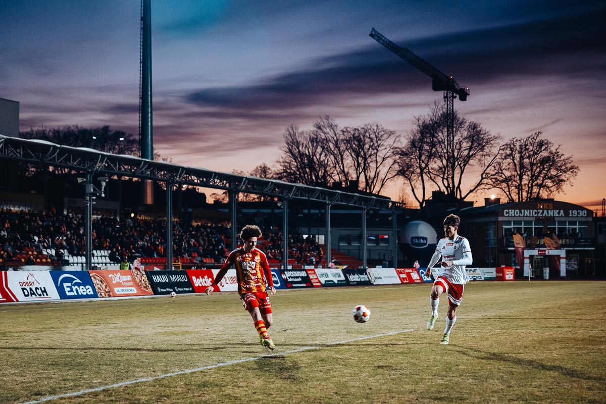 FOTO: Chojniczanka – ŁKS II Łódź