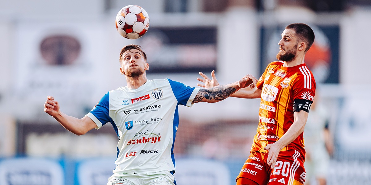 Skrót meczu Chojniczanka – Sandecja Nowy Sącz