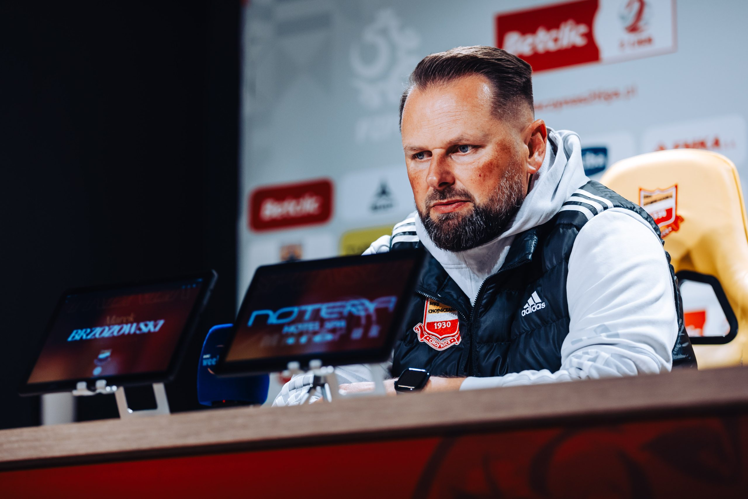 Konferencja po meczu Chojniczanka – Podhale Nowy Targ